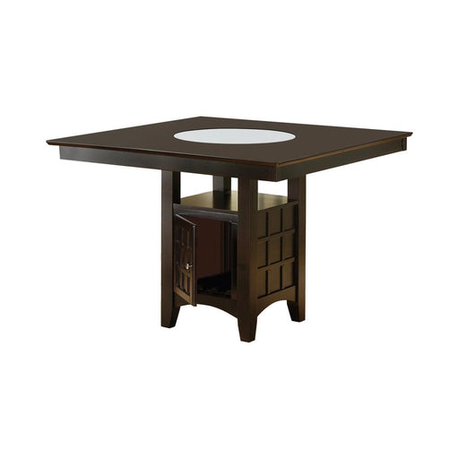 Gabriel Square Counter Height Dining Table Cappuccino - Mattress & Furniture Super Center (Tampa, FL)