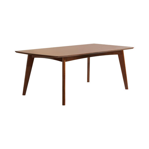 Malone Rectangular Dining Table Dark Walnut - Mattress & Furniture Super Center (Tampa, FL)