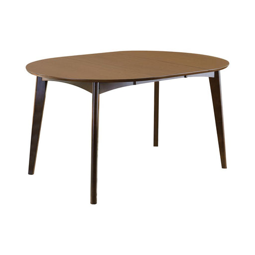 Jedda Oval Dining Table Dark Walnut - Mattress & Furniture Super Center (Tampa, FL)