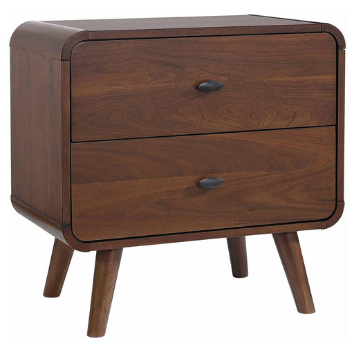 Robyn 2-drawer Nightstand Dark Walnut - Mattress & Furniture Super Center (Tampa, FL)