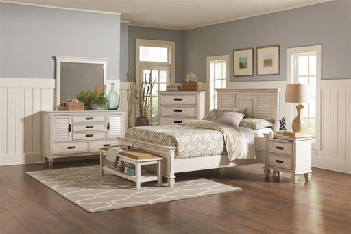 Franco Storage 4-Piece Queen Bedroom Set - Mattress & Furniture Super Center (Tampa, FL)