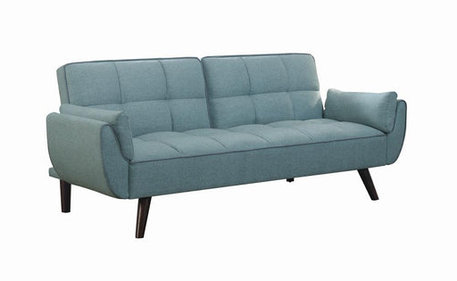 Caufield Biscuit-tufted Sofa Bed Turquoise Blue - Mattress & Furniture Super Center (Tampa, FL)