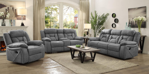 Higgins Upholstered Tufted Living Room Set - Mattress & Furniture Super Center (Tampa, FL)