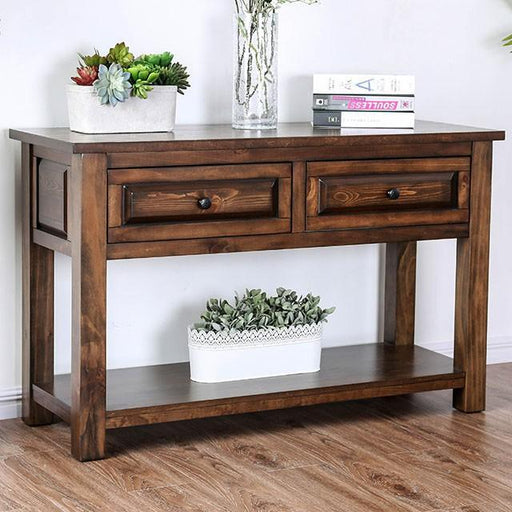 Annabel Walnut Sofa Table - Mattress & Furniture Super Center (Tampa, FL)