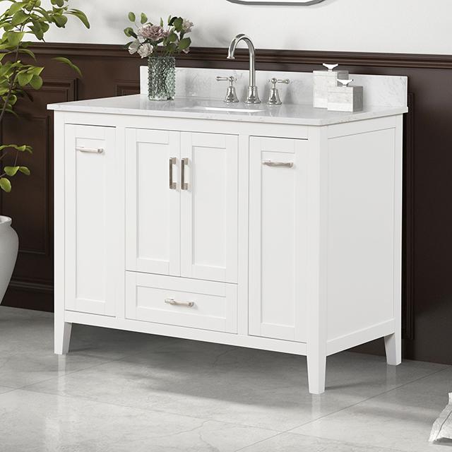 Arthur Vanity with Top/ Sink - Mattress & Furniture Super Center (Tampa, FL)