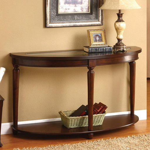 Granvia Dark Cherry Sofa Table - Mattress & Furniture Super Center (Tampa, FL)