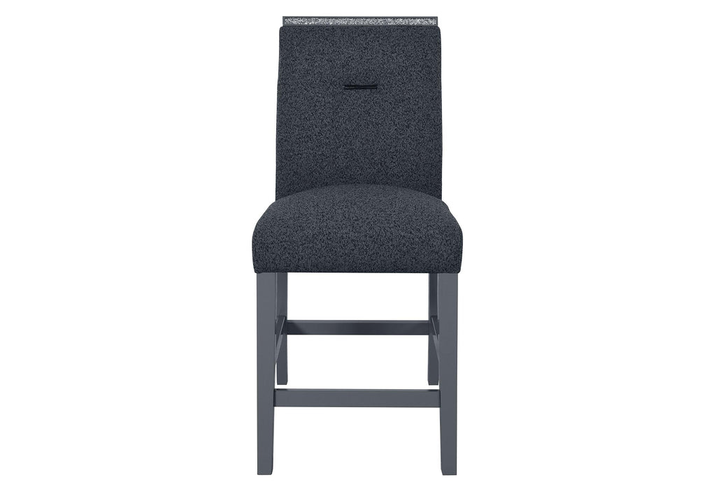 MONACO BAR STOOL DARK GREY - Mattress & Furniture Super Center (Tampa, FL)