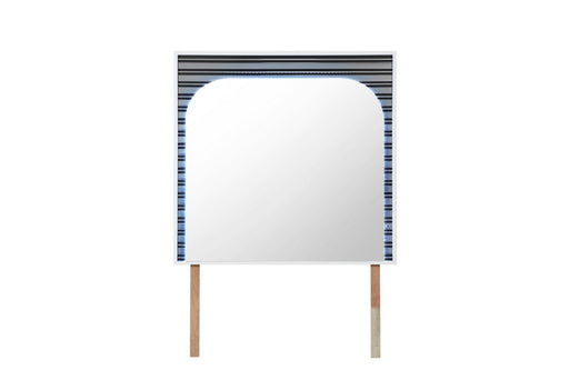 Talia White Mirror With Led - Mattress & Furniture Super Center (Tampa, FL)
