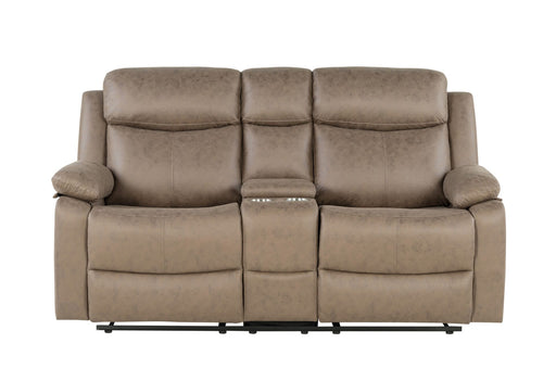 U6026 Brown Console Rec Ls - Mattress & Furniture Super Center (Tampa, FL)