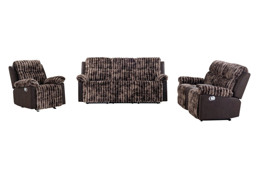 U6028 Reclining Sofa-Console Reclining Loveseat with Glider Recliner - Mattress & Furniture Super Center (Tampa, FL)
