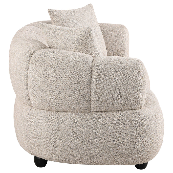Whitney Woven Fabric Upholstered Loveseat