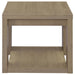 Pavone Open-Shelf Coffee and End Table Set - Latte 2-Piece Set