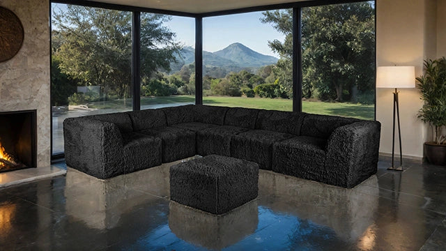 Nappi Large L-Sectional w/ Ottoman (Compressed Foam)