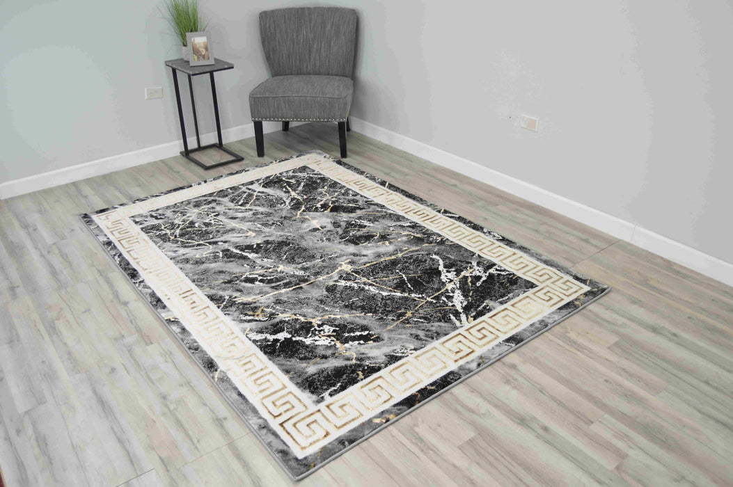 1042 Black - Marble - Mattress & Furniture Super Center (Tampa, FL)