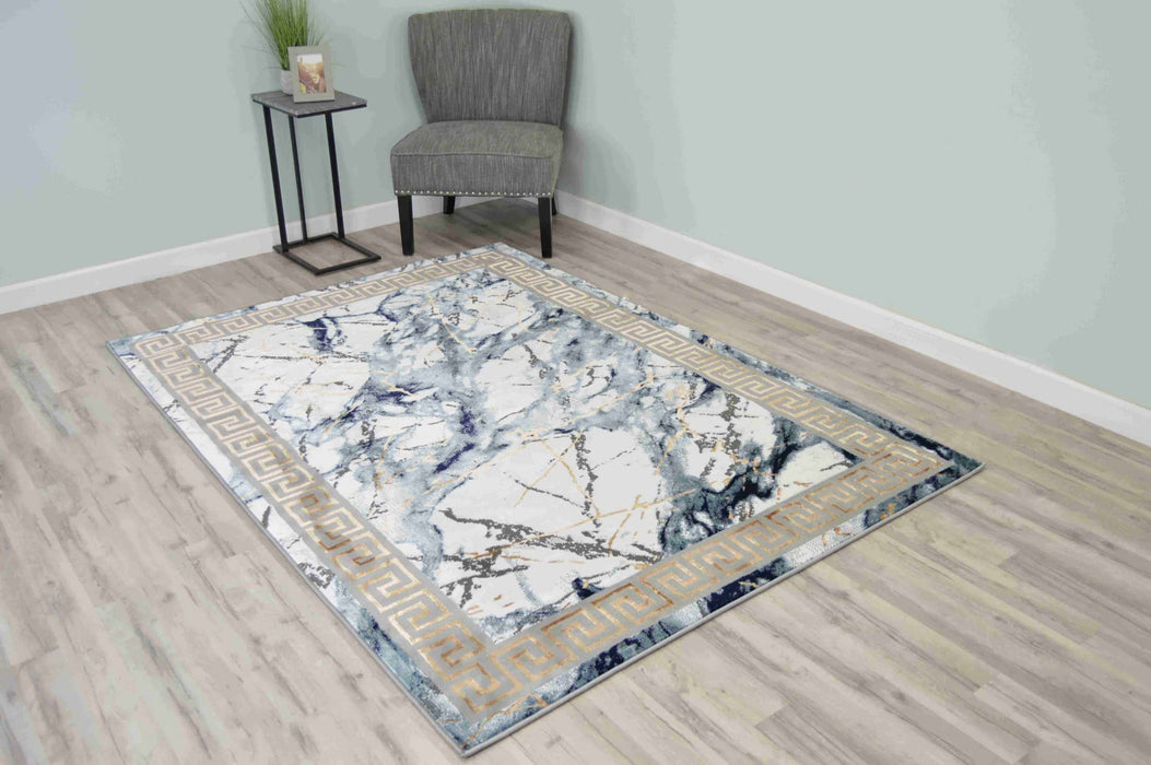 1042 Blue - Marble - Mattress & Furniture Super Center (Tampa, FL)