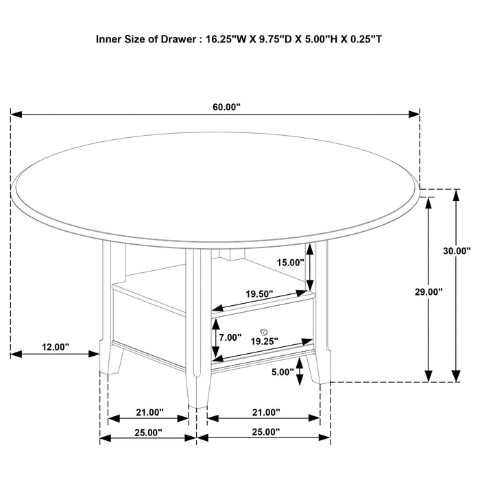 Twyla 5 Pc Dining Set