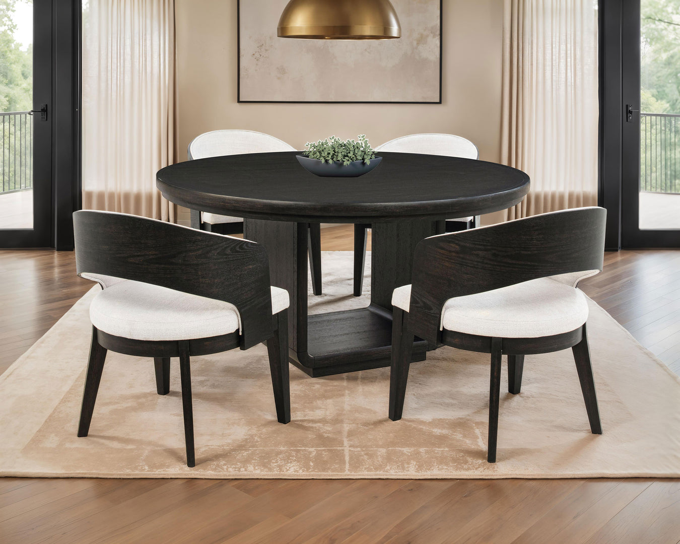 Cream / Burnished Black