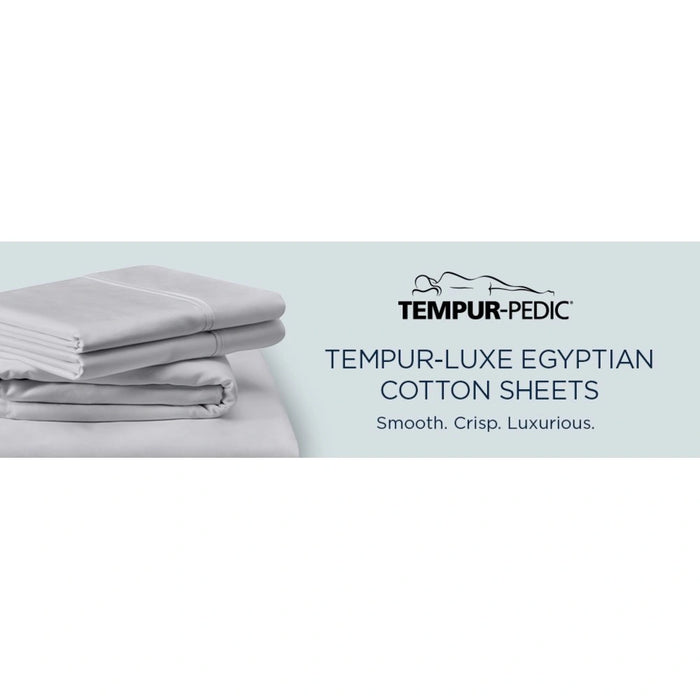 TEMPUR Luxe Egyptian Cotton Pillowcase Set - Mattress & Furniture Super Center (Tampa, FL)