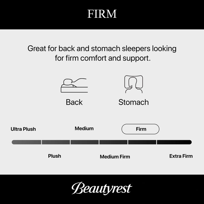 Beautyrest World Class Level Three Hybrid Firm Mattress