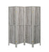 Deepika 4-panel Folding Screen Grey Driftwood - Mattress & Furniture Super Center (Tampa, FL)