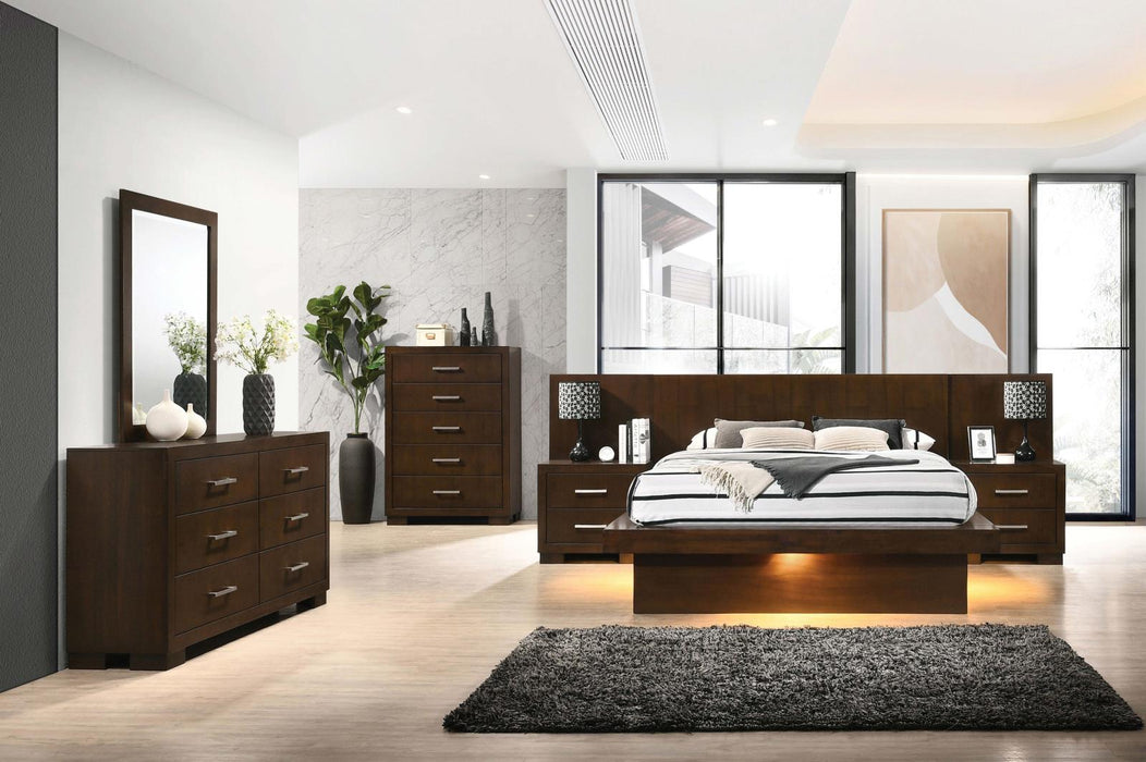 Jessica 4-Piece Eastern King Minimalistic Platform Bedroom Set image