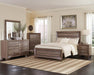 Kauffman 4-Piece California King Bedroom Set with High Straight Headboard - Mattress & Furniture Super Center (Tampa, FL)