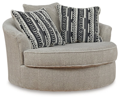 Calnita Oversized Swivel Accent Chair - Mattress & Furniture Super Center (Tampa, FL)