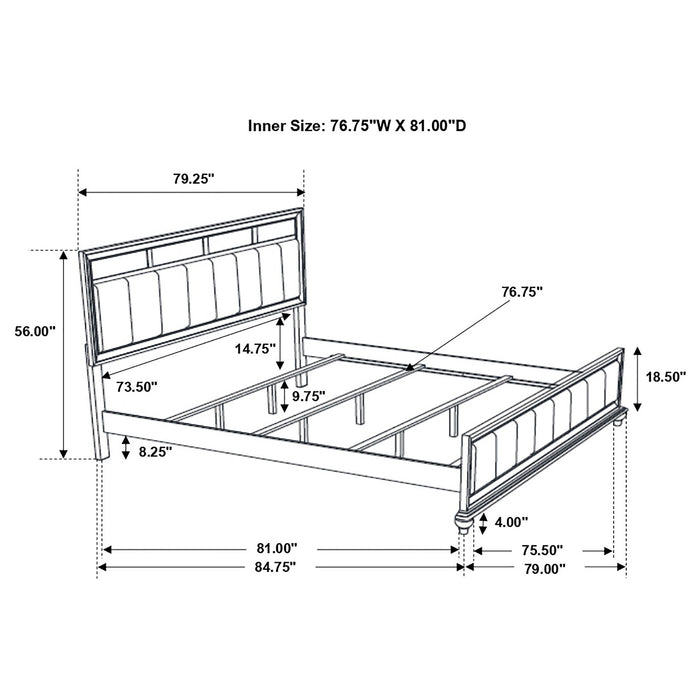 Barzini Panel Bed