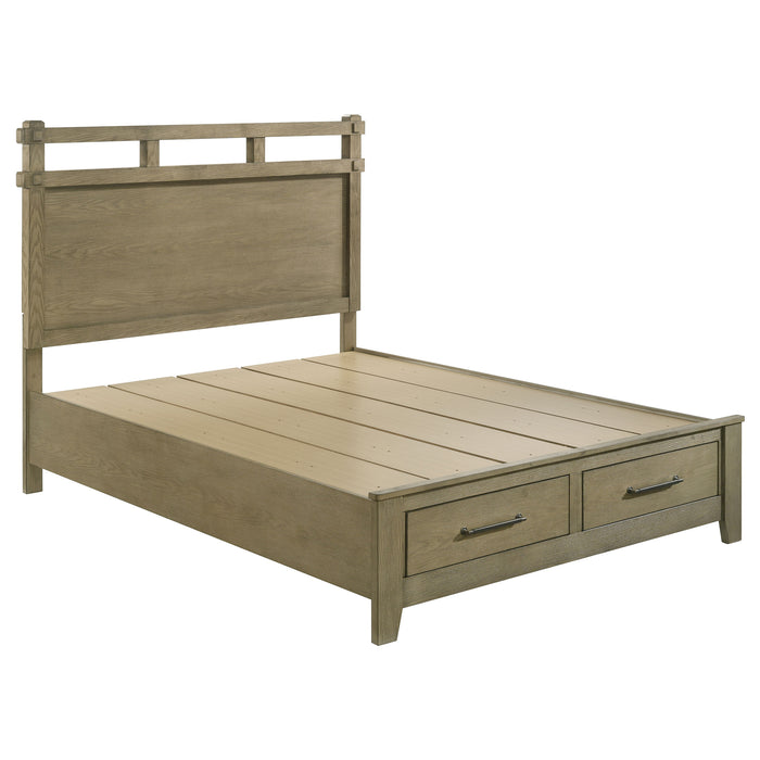 Hazlewood Panel Platform Storage Bed