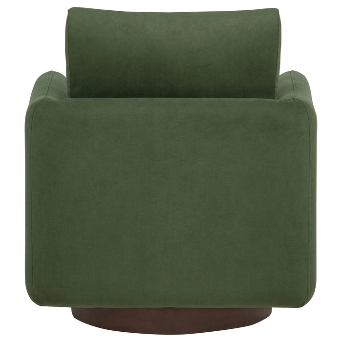 Iris Upholstered Swivel Accent Chair