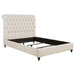 Devon Tufted Upholstered California King Bed Beige image