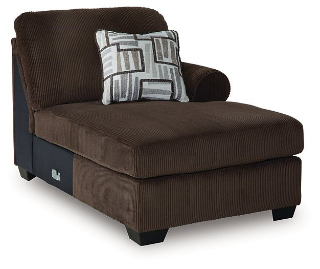 Kimlee Sectional with Chaise - Mattress & Furniture Super Center (Tampa, FL)
