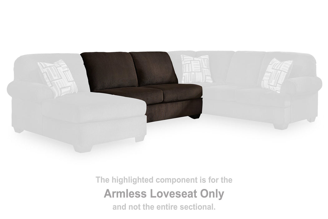 Kimlee Sectional with Chaise - Mattress & Furniture Super Center (Tampa, FL)