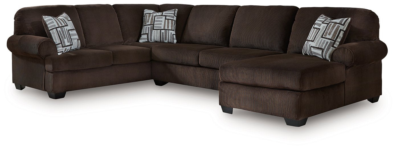 Kimlee Sectional with Chaise - Mattress & Furniture Super Center (Tampa, FL)