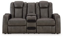 Fyne-Dyme Power Reclining Loveseat with Console - Mattress & Furniture Super Center (Tampa, FL)