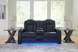 Fyne-Dyme Power Reclining Loveseat with Console - Mattress & Furniture Super Center (Tampa, FL)