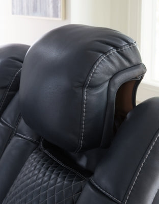 Fyne-Dyme Power Reclining Loveseat with Console - Mattress & Furniture Super Center (Tampa, FL)