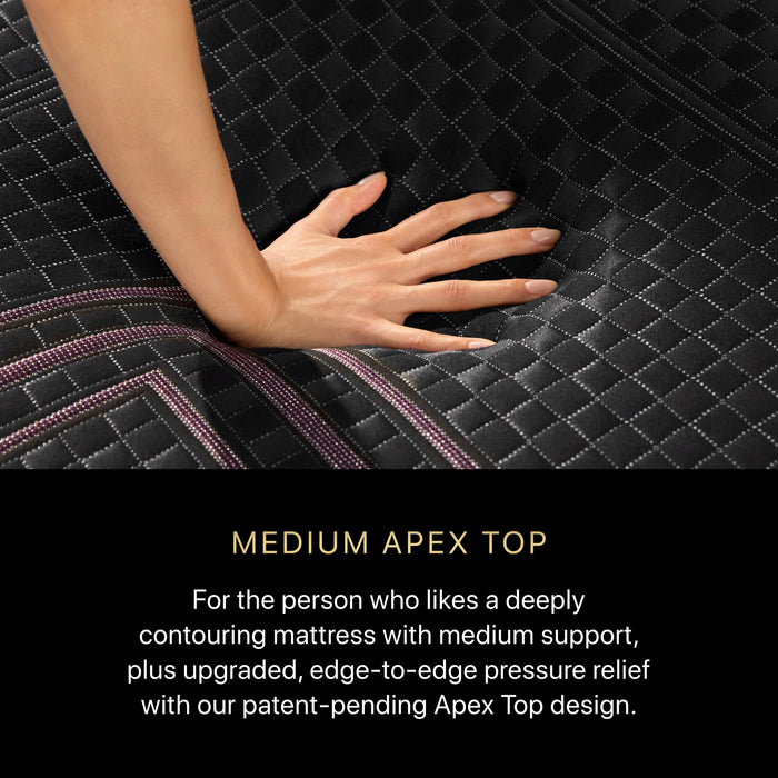 Beautyrest BlackÂ® Series Two 14.5" Hybrid Medium Apex Top Mattress