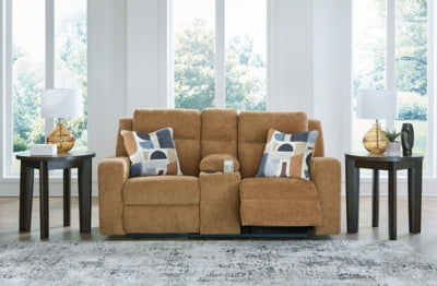 Kanlow Reclining Loveseat with Console - Mattress & Furniture Super Center (Tampa, FL)