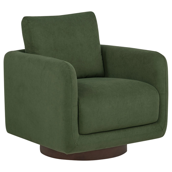 Iris Upholstered Swivel Accent Chair