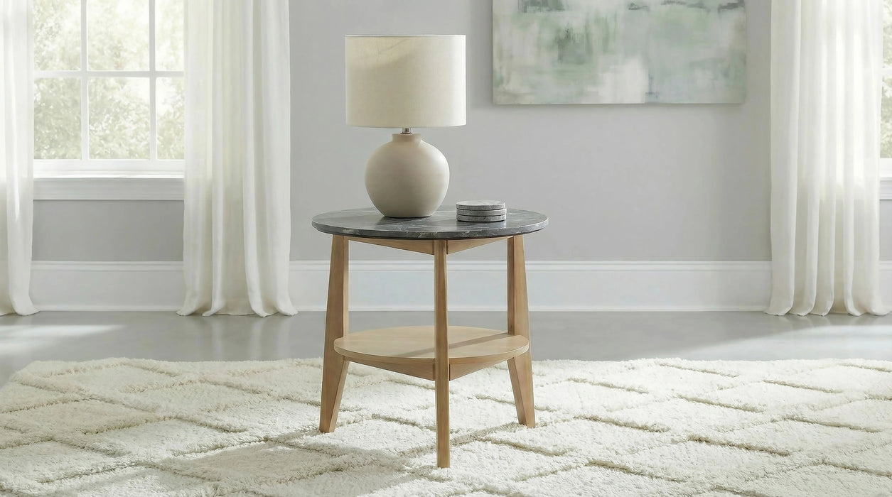 Bradley Round End Table