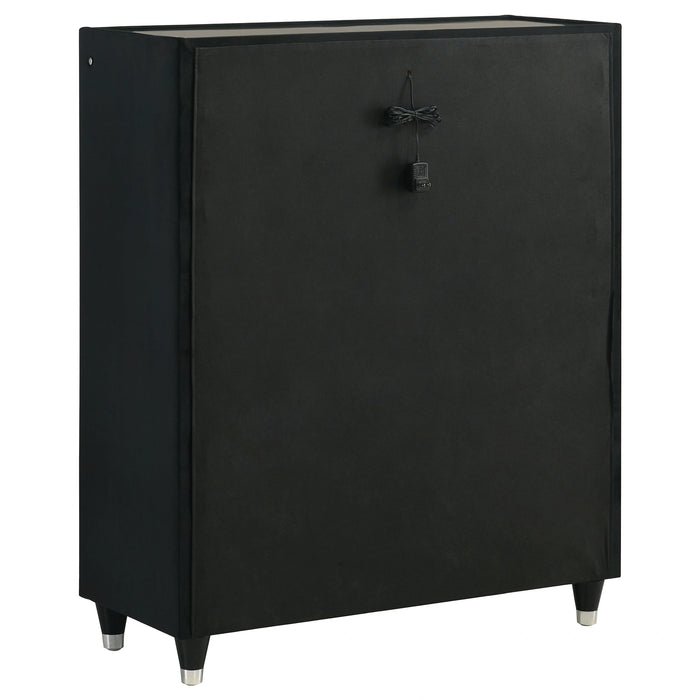 Ravenne Velvet Upholstered LED Chest
