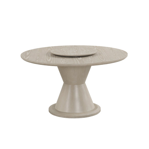 Gwendolyn Round Dining Table Base-Cerused Taupe