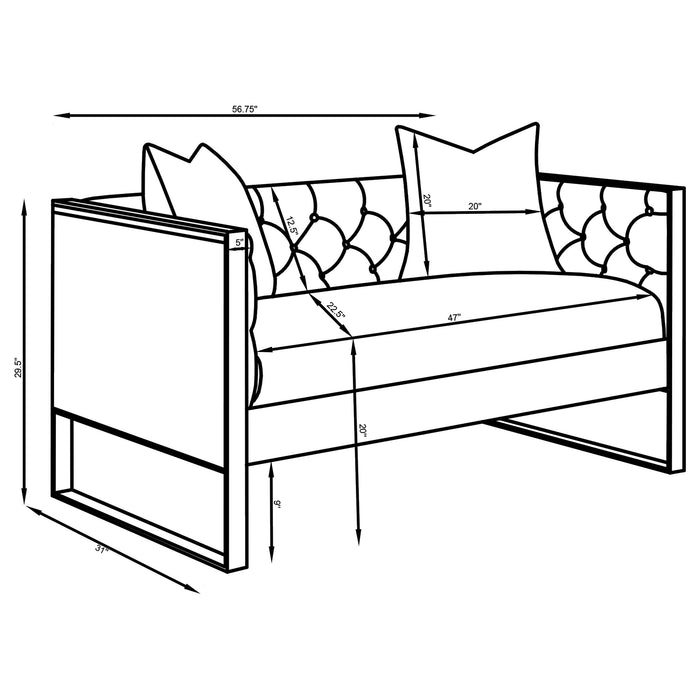 Eastbrook Stationary 3 Pc Set Gray - Mattress & Furniture Super Center (Tampa, FL)