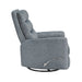 Takami Swivel Recliner-Granite Poly