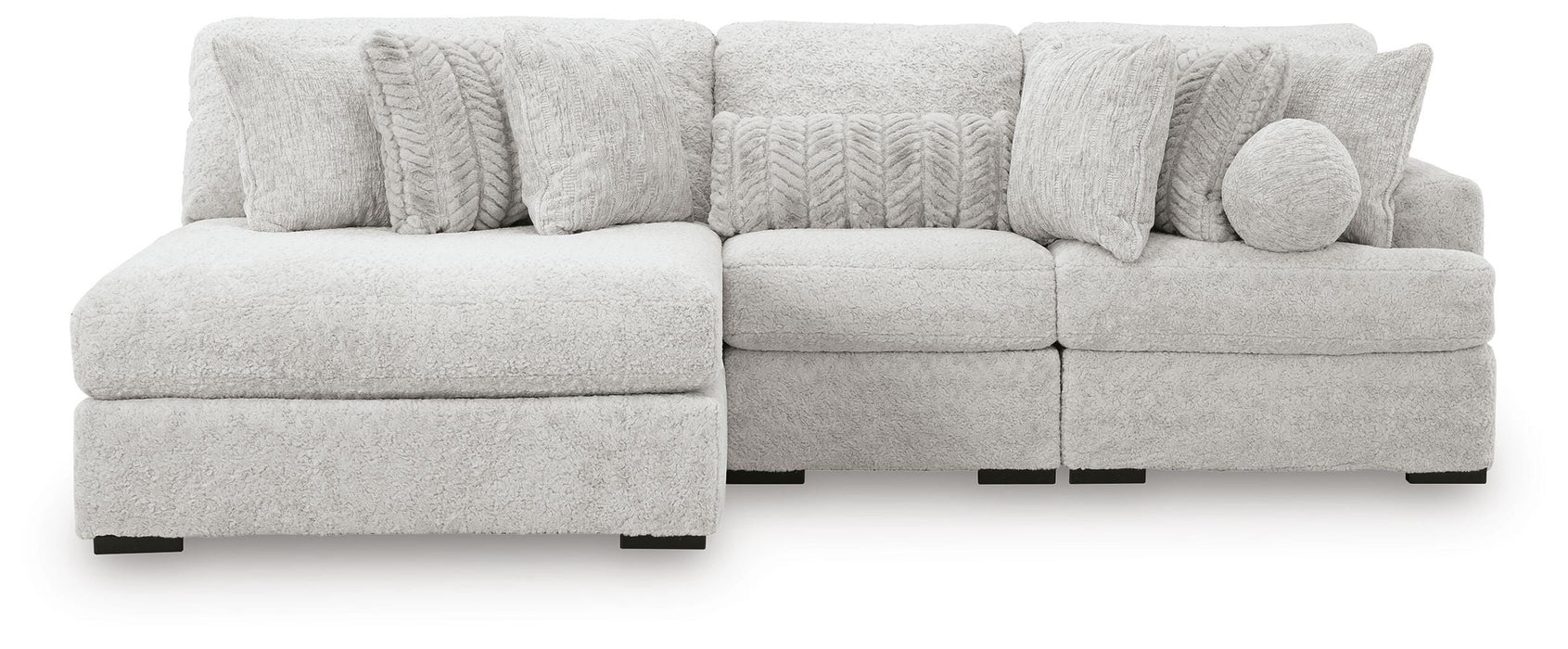 Cuddle Plush Sectional with Chaise - Mattress & Furniture Super Center (Tampa, FL)