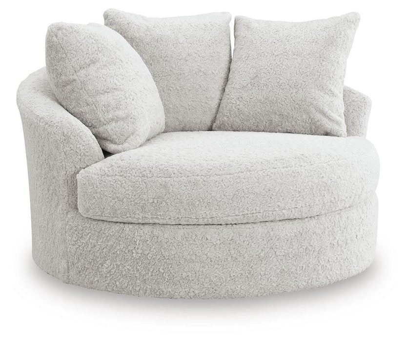 Cuddle Plush Oversized Swivel Accent Chair - Mattress & Furniture Super Center (Tampa, FL)