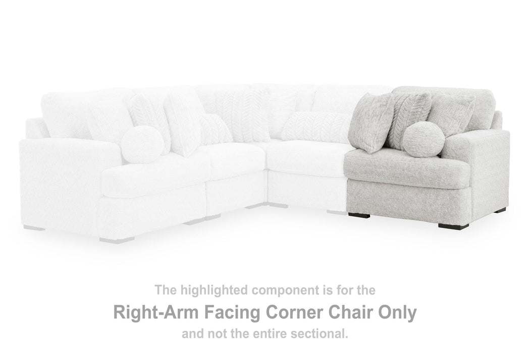 Cuddle Plush Sectional with Chaise - Mattress & Furniture Super Center (Tampa, FL)