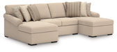 LadyMae Sectional with Chaise - Mattress & Furniture Super Center (Tampa, FL)