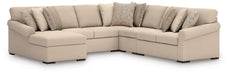 LadyMae Sectional with Chaise - Mattress & Furniture Super Center (Tampa, FL)